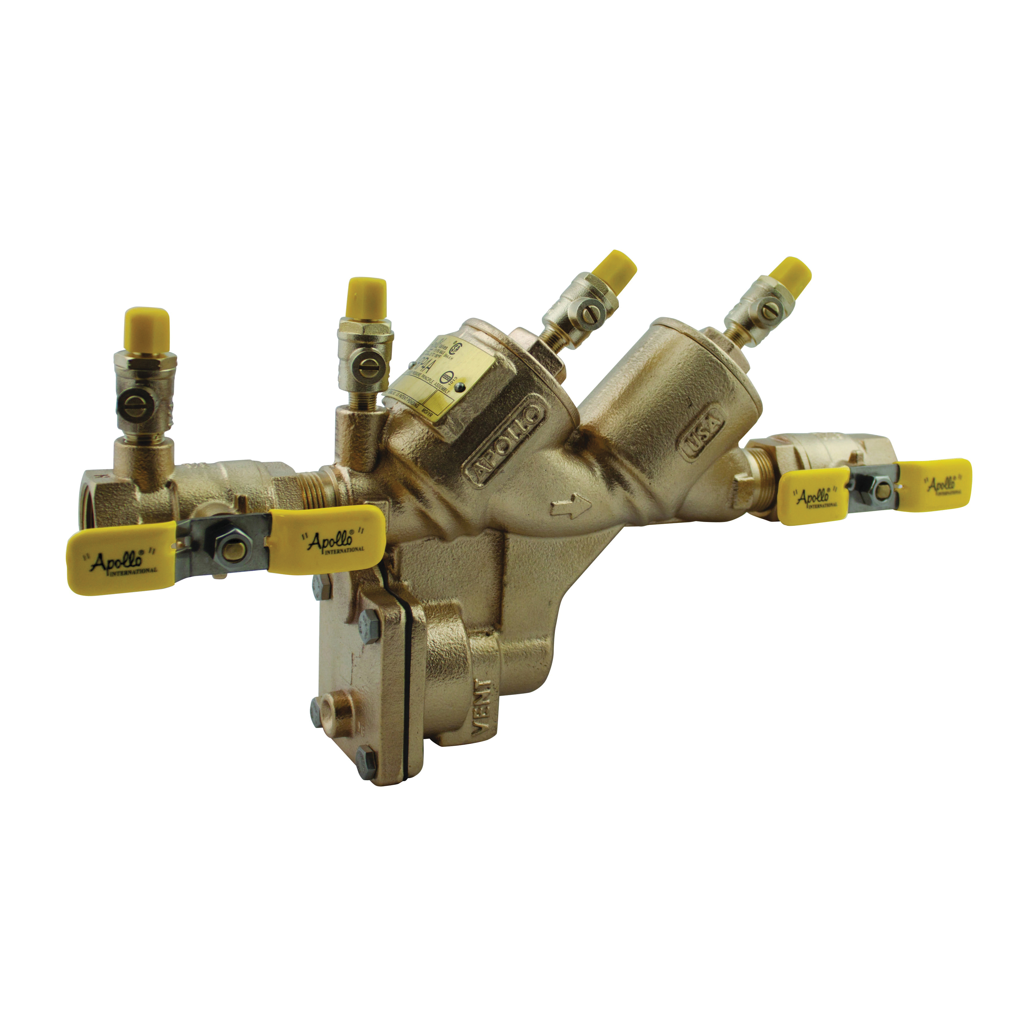 Apollo RPLF4A Backflow Preventer with Ball Valve Shut-offs