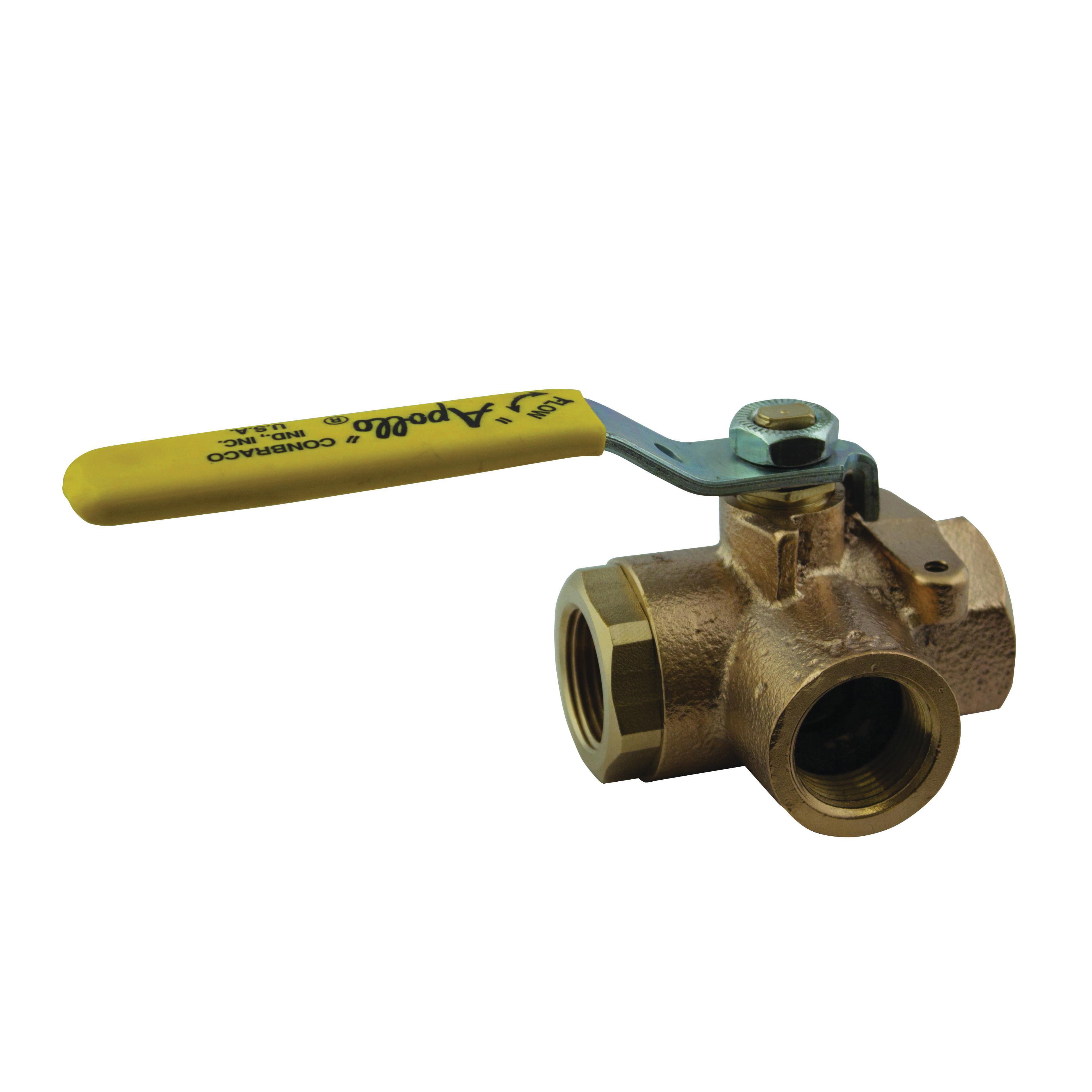 Apollo 70-640 Series 3-Way Diversion Ball Valve
