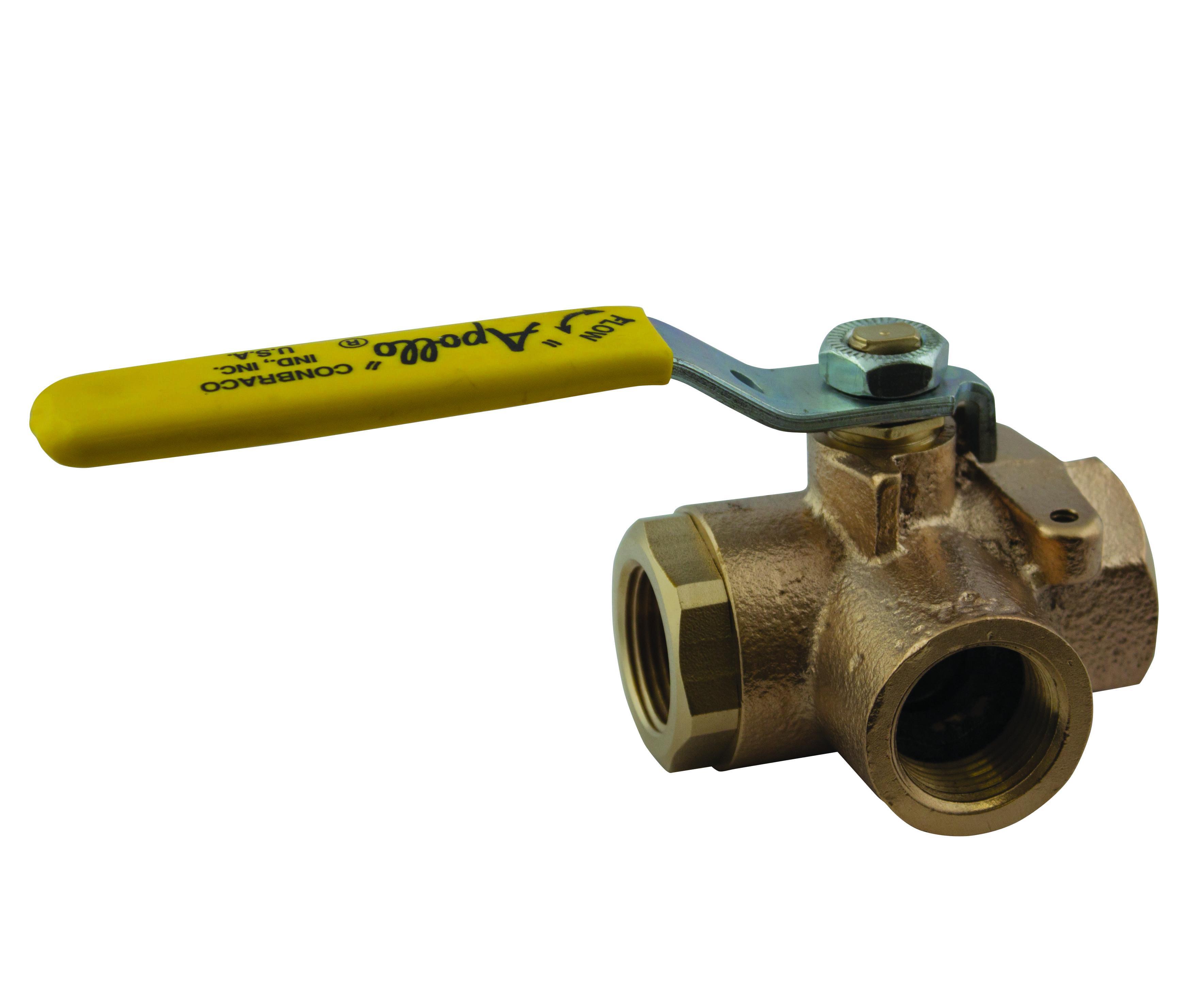 Apollo 70-640 Series 3-Way Diversion Ball Valve