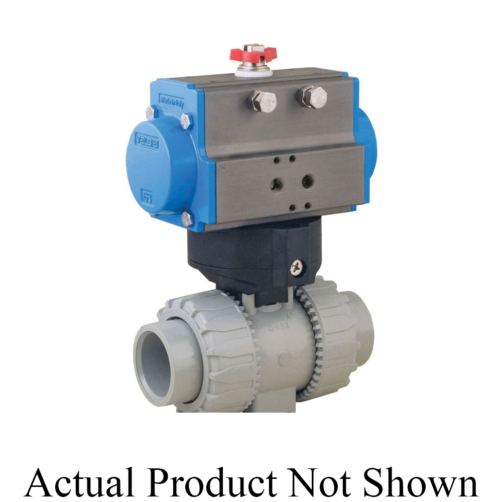 Bonomi 8P2DACPVC Actuated Ball Valve