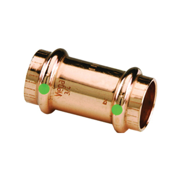 ProPress Copper Pipe Coupling With Stop