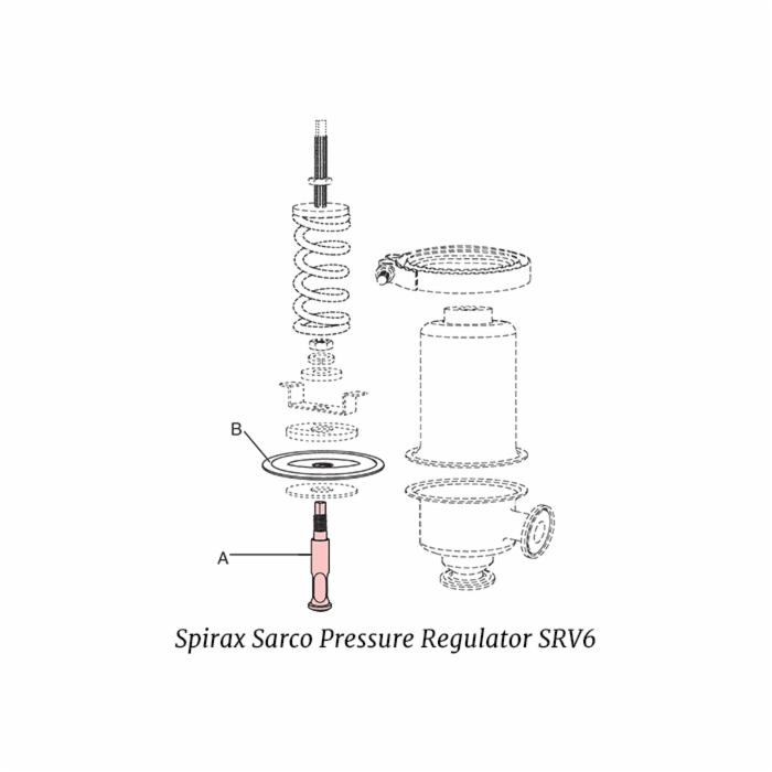 Spirax Sarco 67900 Plug and Stem for SRV6 Valves