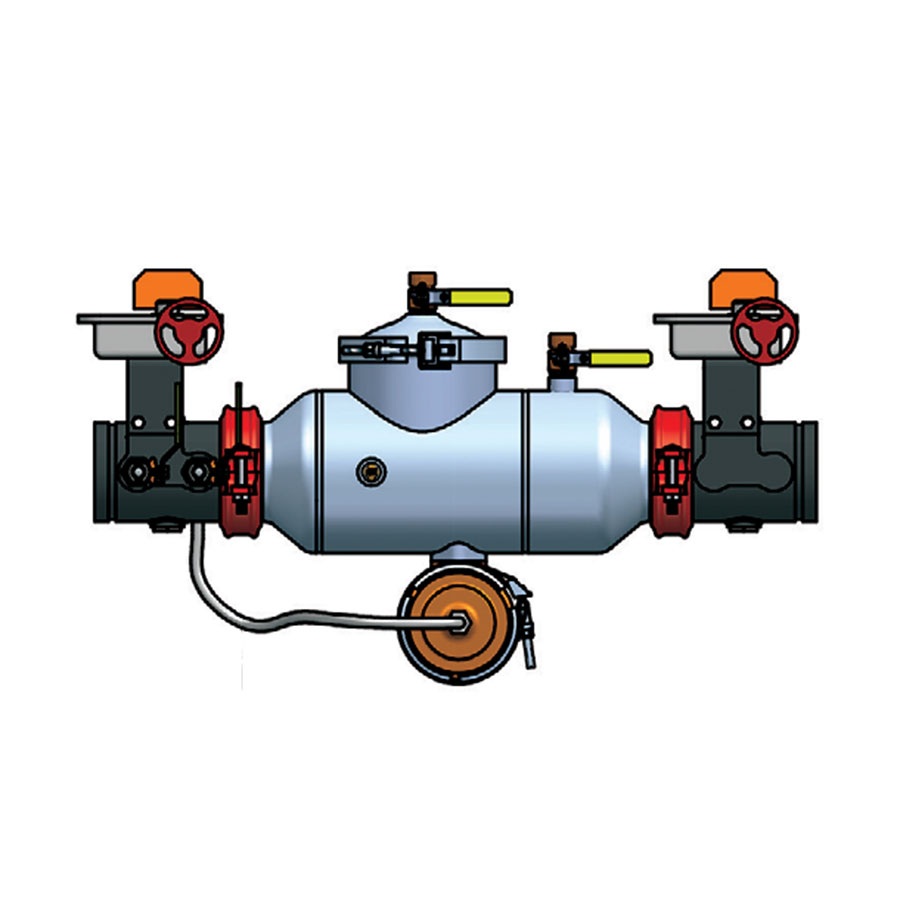 Apollo RPLF4A Backflow Preventer with Butterfly Shut-off Valves