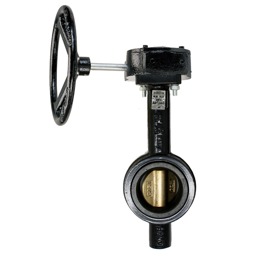 Apollo WD141 Butterfly Valve with Gear Operator