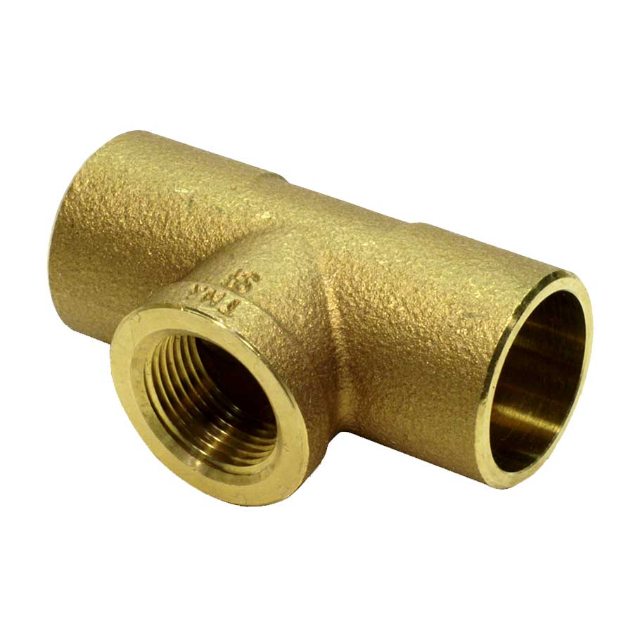 Copper C x C x Female Cast Copper Tee