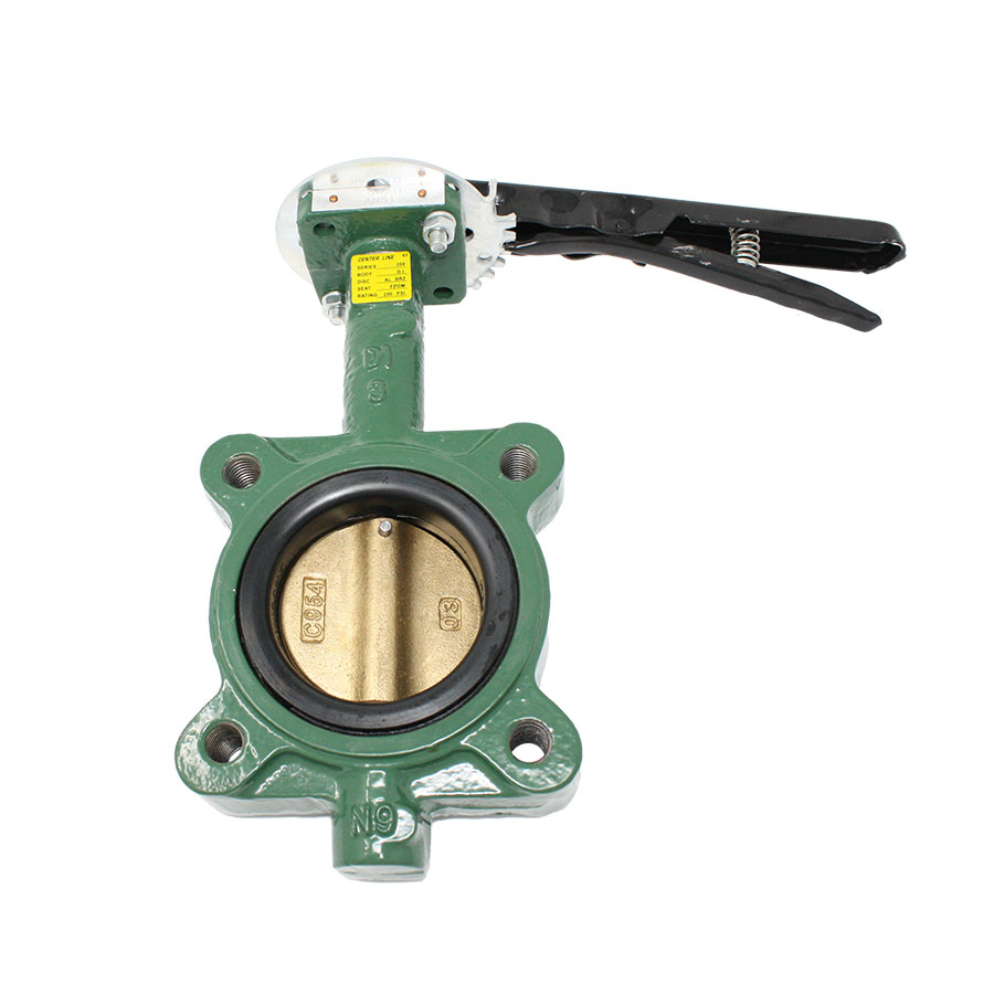 Crane Centerline Lug Butterfly Valve with Lever Handle