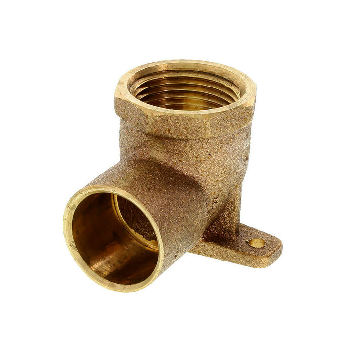 Copper Drop Ear Elbow