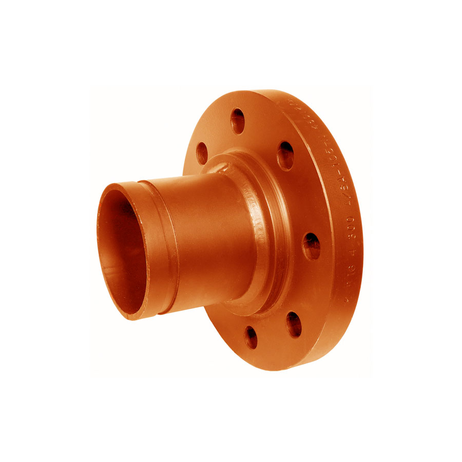 Gruvlok FIG 7085 Orange Flanged Nipple
