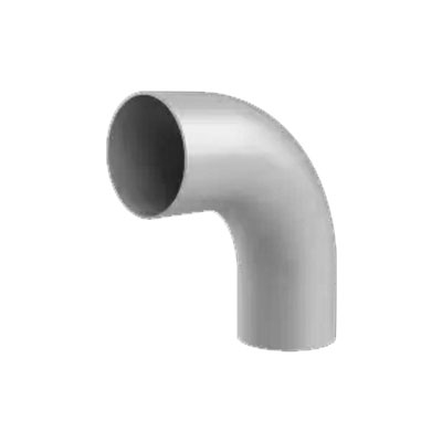 Gruvlok FIG 7050LRP Galvanized Long Radius 90 deg Elbow with Plain Ends