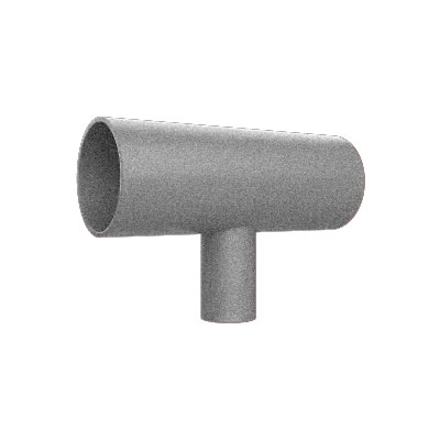 GRUVLOK 7061P Galvanized Plain End Reducing Pipe Tee