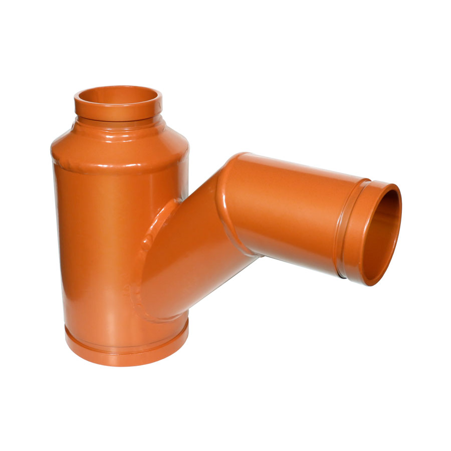 Gruvlok Fig 7067 Painted Reducing Y Tee