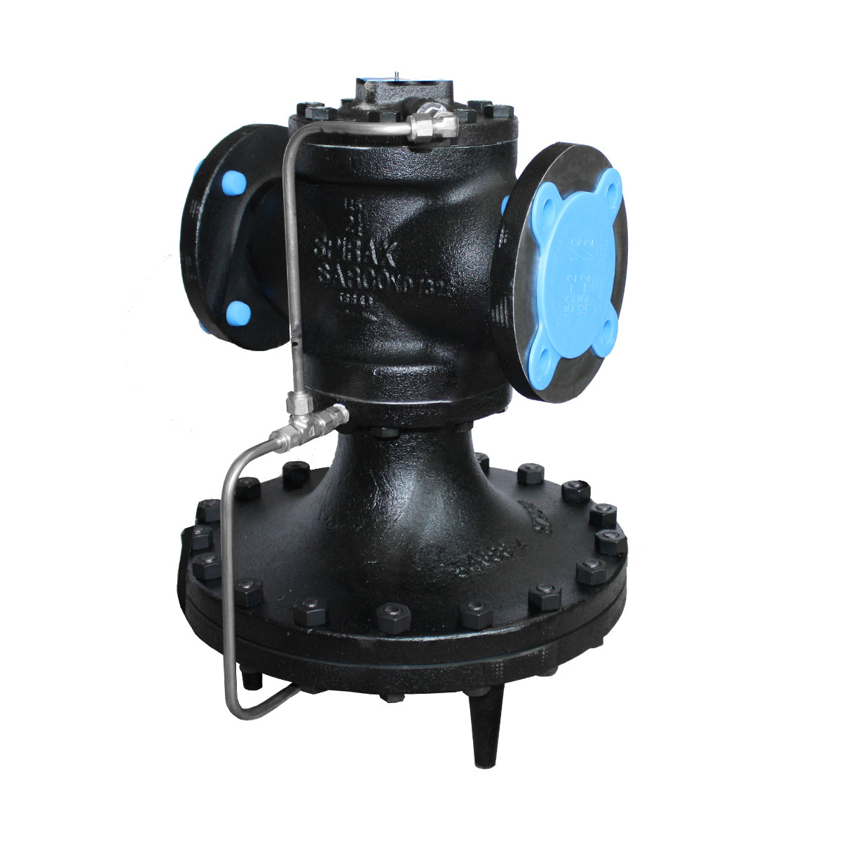 Spirax Sarco 25P Pressure Reducing Main Valve, Flanged, SS Tubing View