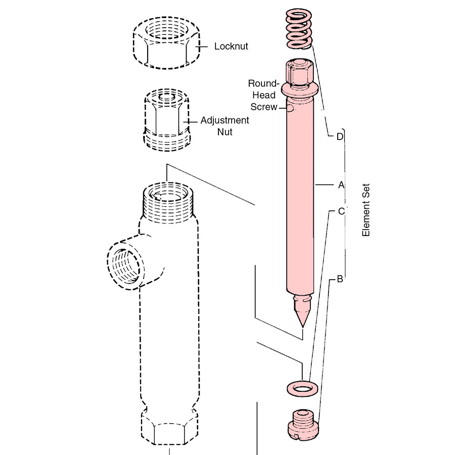 Spirax No. 8 Liquid Expansion Steam Trap Element Set