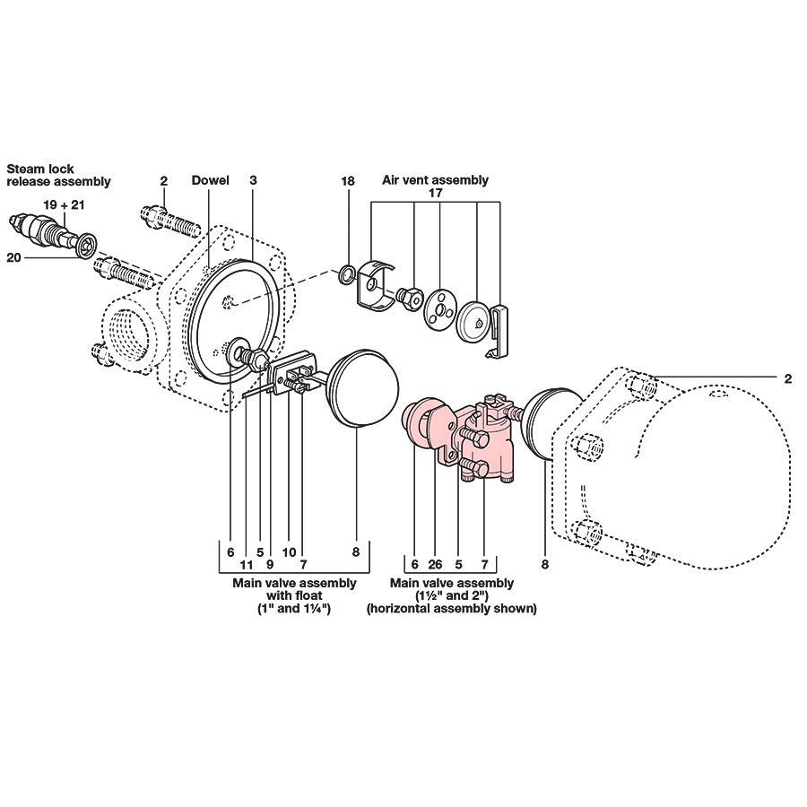 Spirax Sarco FT14 Main Valve Assembly