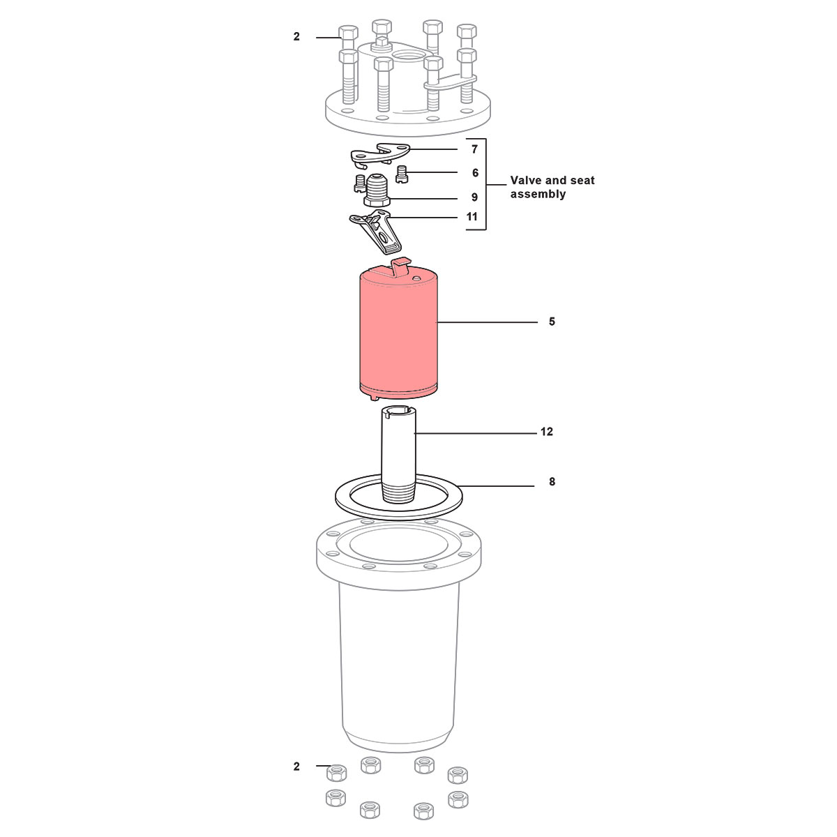 Spirax Sarco Model 216 Bucket
