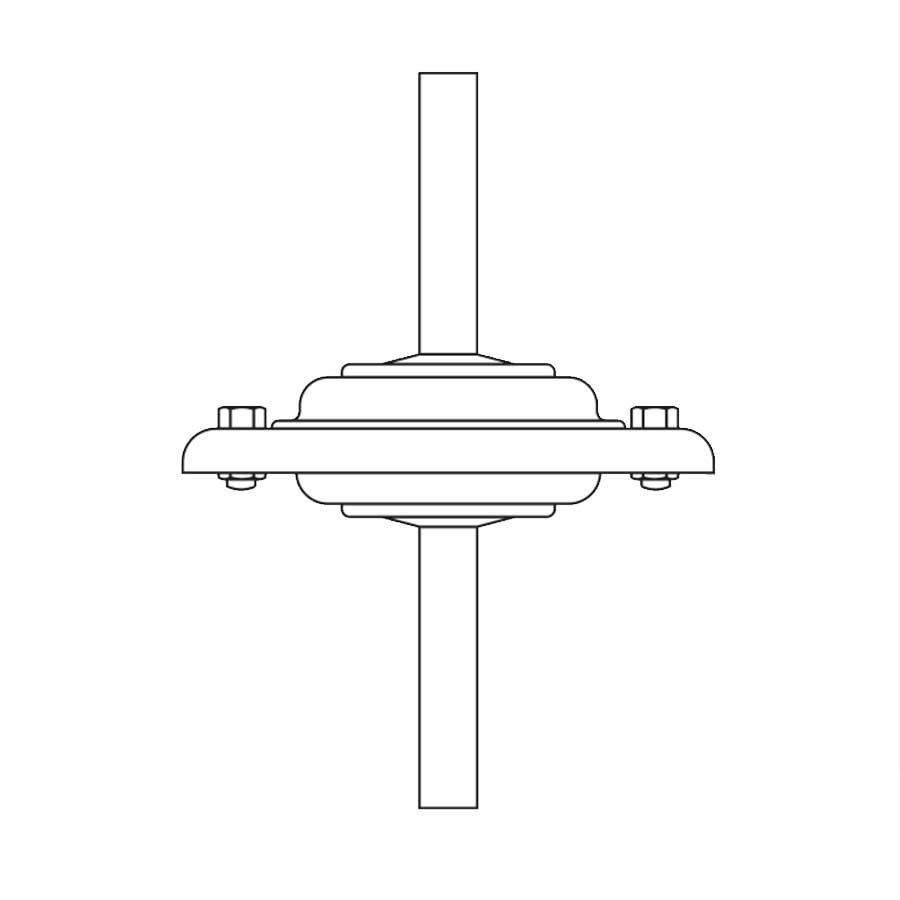 Spirax Sarco AVM7 Air Vent with Tube Ends Illustration