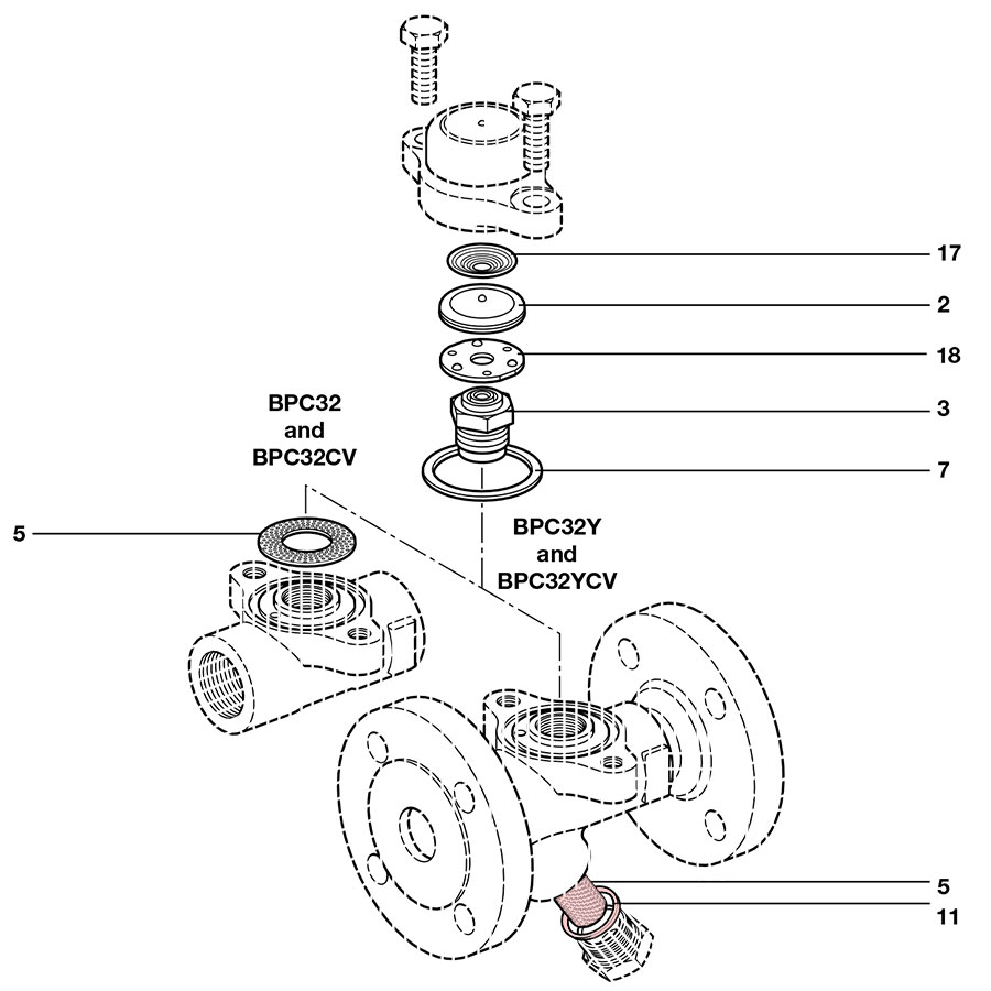 Spirax Sarco BPC32 Balanced Pressure Thermostatic Steam Trap Screen