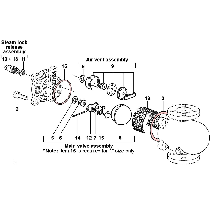 Spirax Sarco 145208 FTS-14 Gasket Set & O-Ring | Cooney Brothers