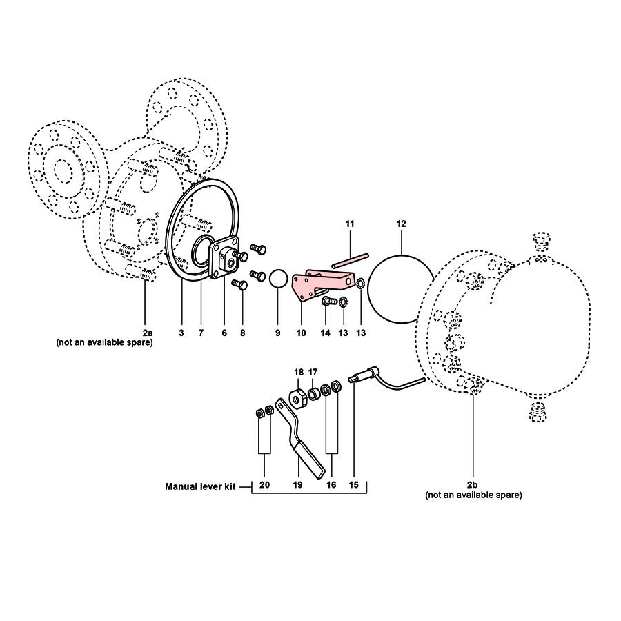 Spirax Sarco FTC23 Ball Float Lever and Pin Assembly
