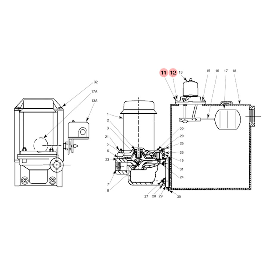 Spirax Sarco G & GB Series Stud Bolt & Nut Kit