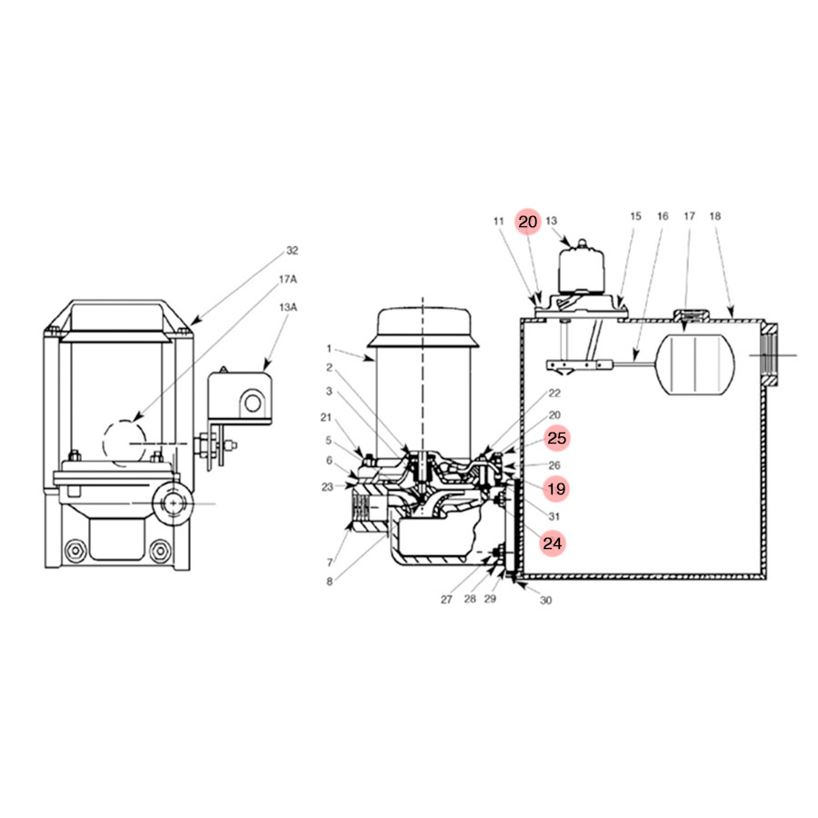 Spirax Sarco G & GB Series Pump Ventline Kit