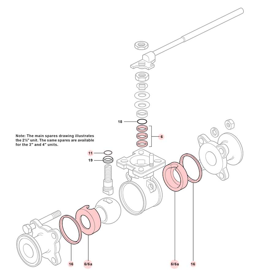 Spirax Sarco M80i Seat and Stem Seal Kit