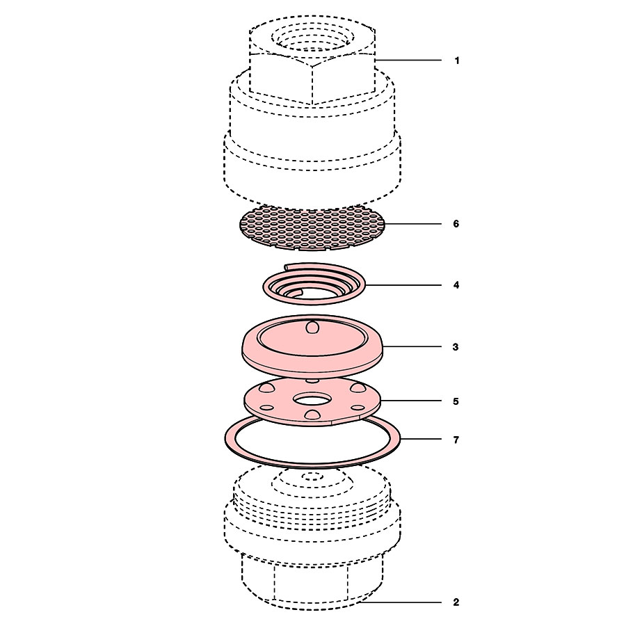 Spirax Sarco MST21/MST21H Balanced Pressure Thermostatic Steam Trap Capsule Assembly