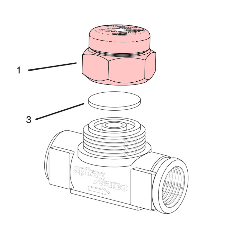 Spirax Sarco TD52 Cap Assembly