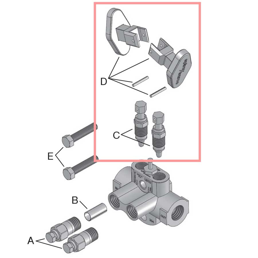 Spriax Sarco USTS II Universal Steam Trap Station Handle Retrofit Kit