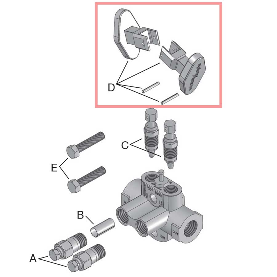 Spriax Sarco USTS II Universal Steam Trap Station Handle Upgrade Kit