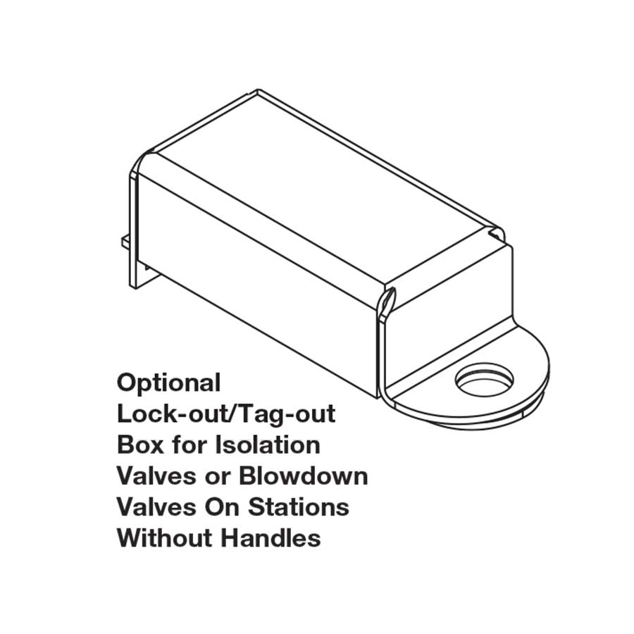Spriax Sarco USTS II Universal Steam Trap Station Lock-out Box