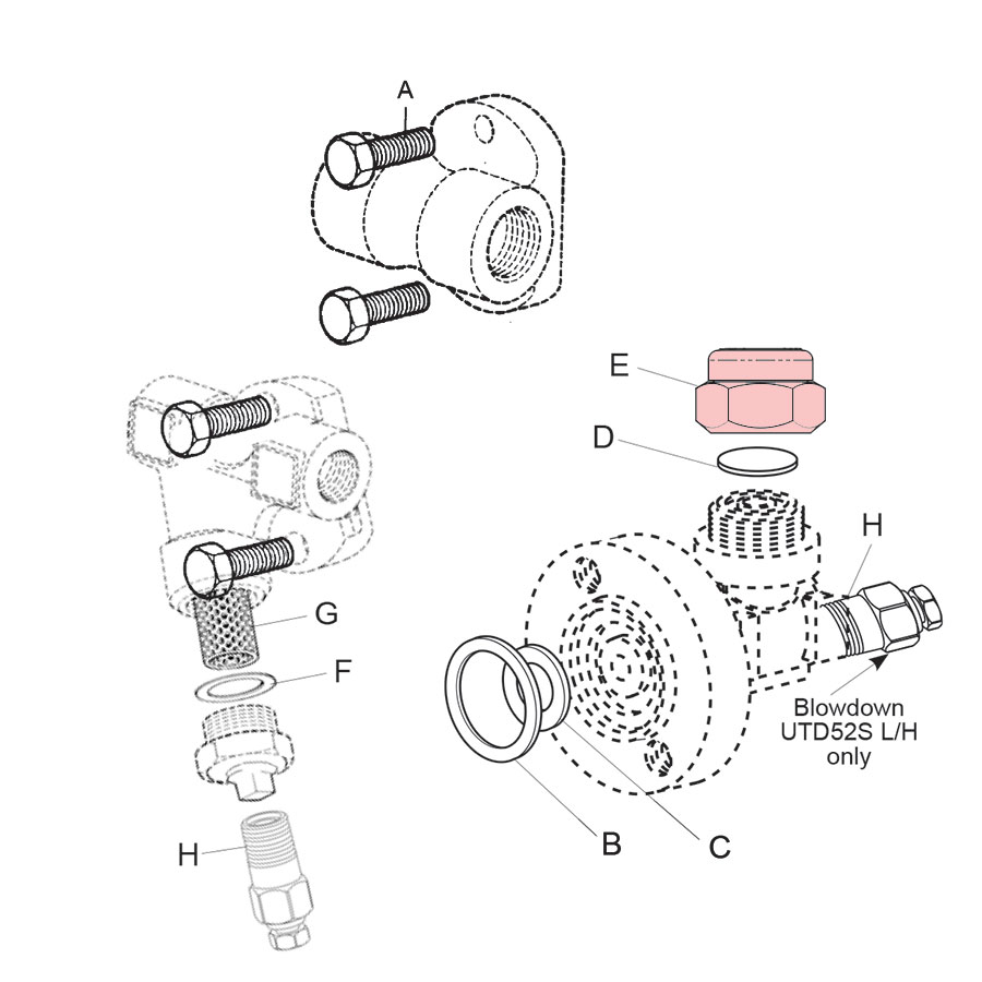 Spirax Sarco UTD52 Cap Assembly