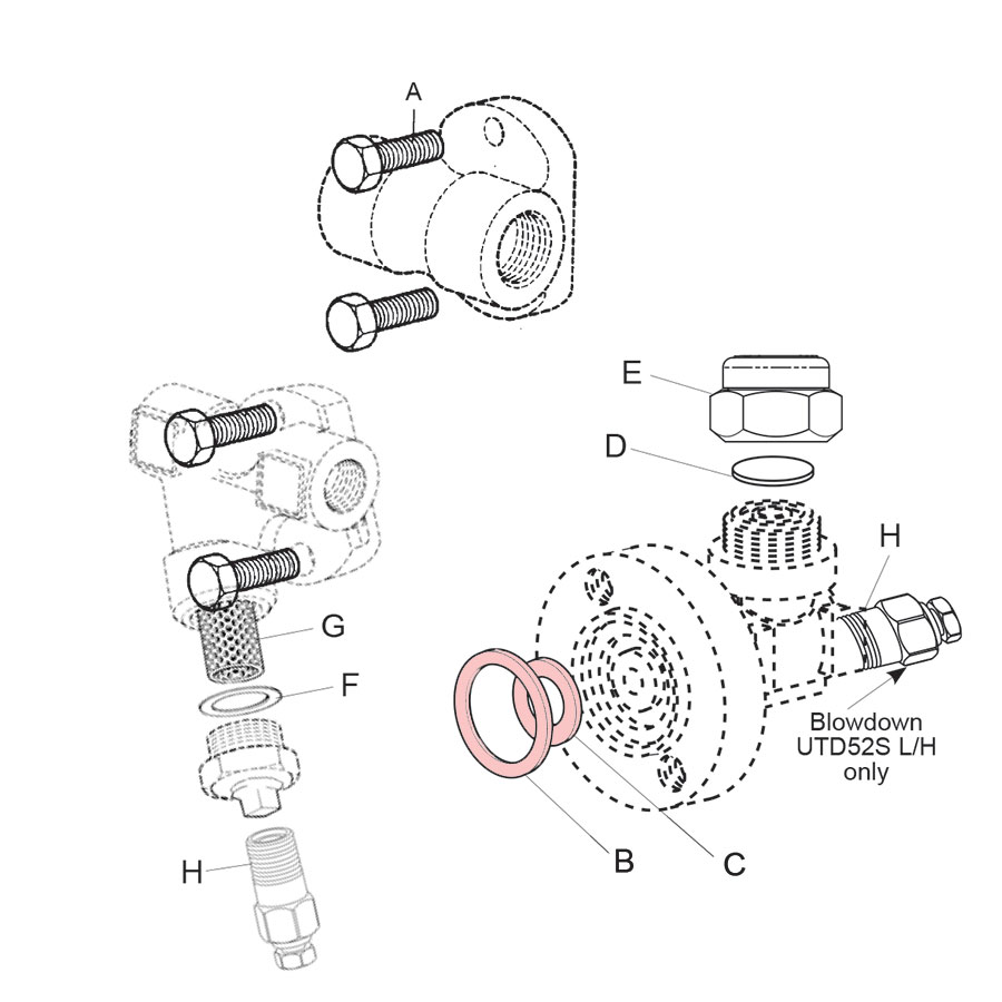 Spirax Sarco UTD52 Gasket Kit