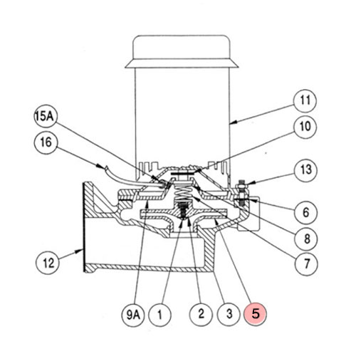 Spirax Sarco V Series Centrifugal Impeller