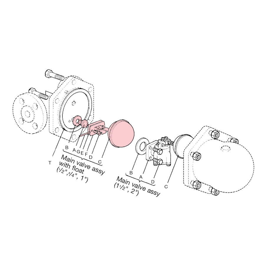 Spirax Sarco FT46 Main Valve Assembly