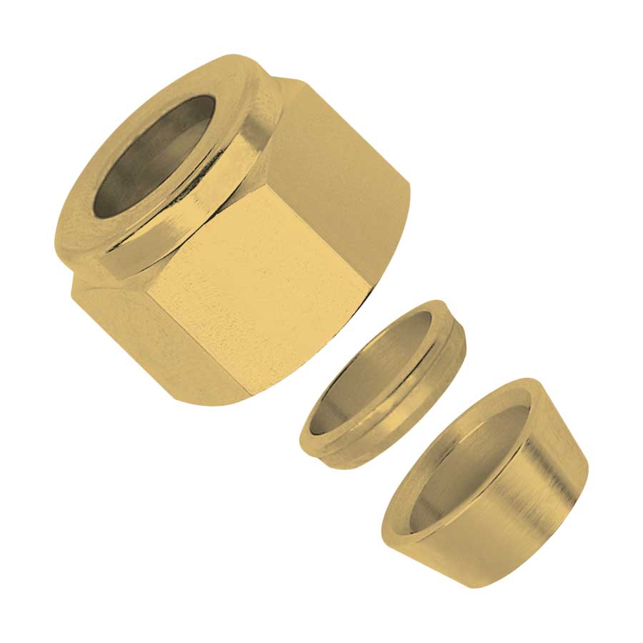 Tylok CBC-Lok Brass DCNSET Double Ferrule Collet Set