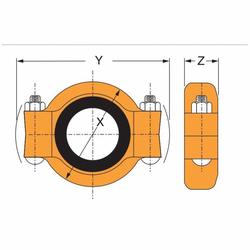 Gruvlok FIG 7010 Coupling Drawing