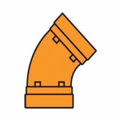 GRUVLOK  FIG 7051 Standard 45 deg Pipe Elbow