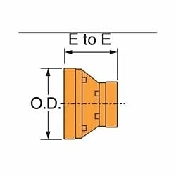 GRUVLOK  FIG 7072 Concentric Reducer
