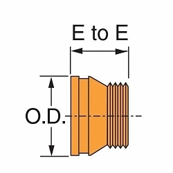 GRUVLOK  FIG 7076 Concentric Reducer
