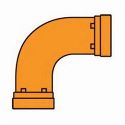 GRUVLOK FIG 7050LR Long Radius Elbow Drawing