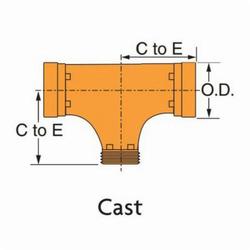 Groove x Groove x Thread Reducing Tee Drawing