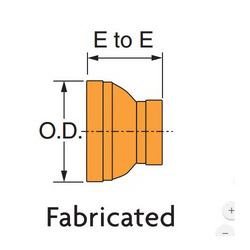 GRUVLOK  FIG 7072 Concentric Reducer