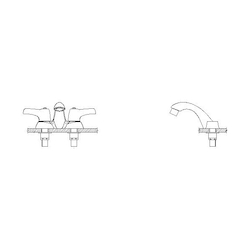 Delta 21C233 Faucet Line Drawing