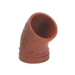 GRUVLOK  FIG 7051 Standard 45 deg Pipe Elbow