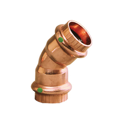 ProPress Copper 45 deg Pipe Elbow