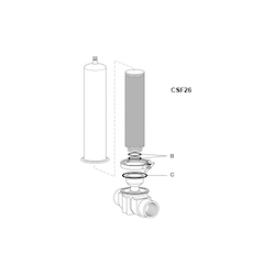 Spirax Sarco CSF26 Filter Spare Parts Illustration