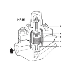 Spirax Sarco HP45 Exploded View