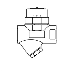 Spirax Sarco BPC32 Balanced Pressure Thermostatic Steam Trap Line Drawing