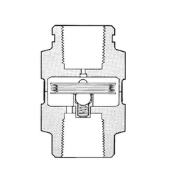 Spirax Sarco DTS-300 Balanced Pressure Thermostatic Steam Trap Line Drawing